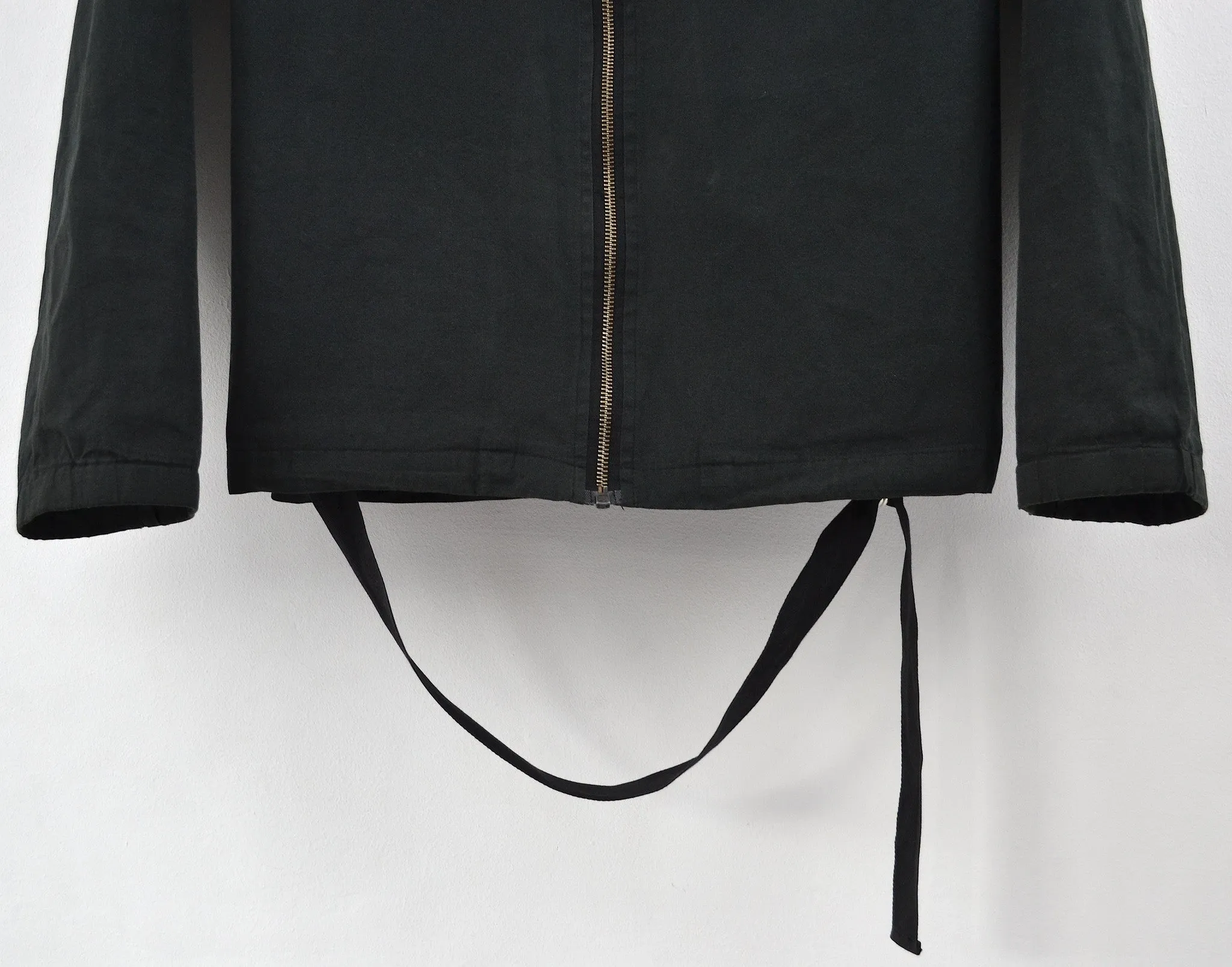 2001 Bonded Stainless Canvas Military Parka with Bondage Strap