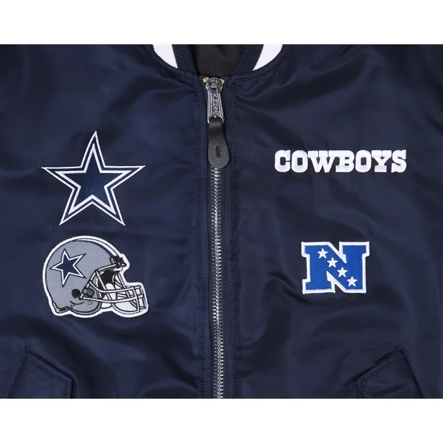 Alpha Industries X Dallas Cowboys MA-1 Bomber Jacket