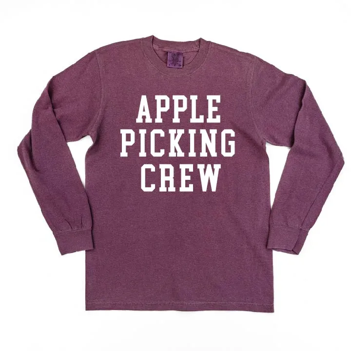 Apple Picking Crew - LONG SLEEVE COMFORT COLORS TEE