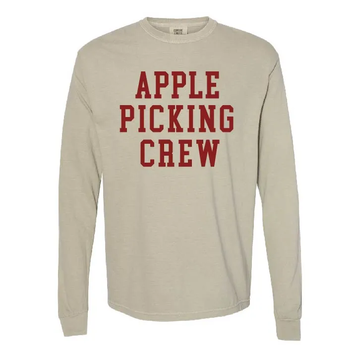 Apple Picking Crew - LONG SLEEVE COMFORT COLORS TEE