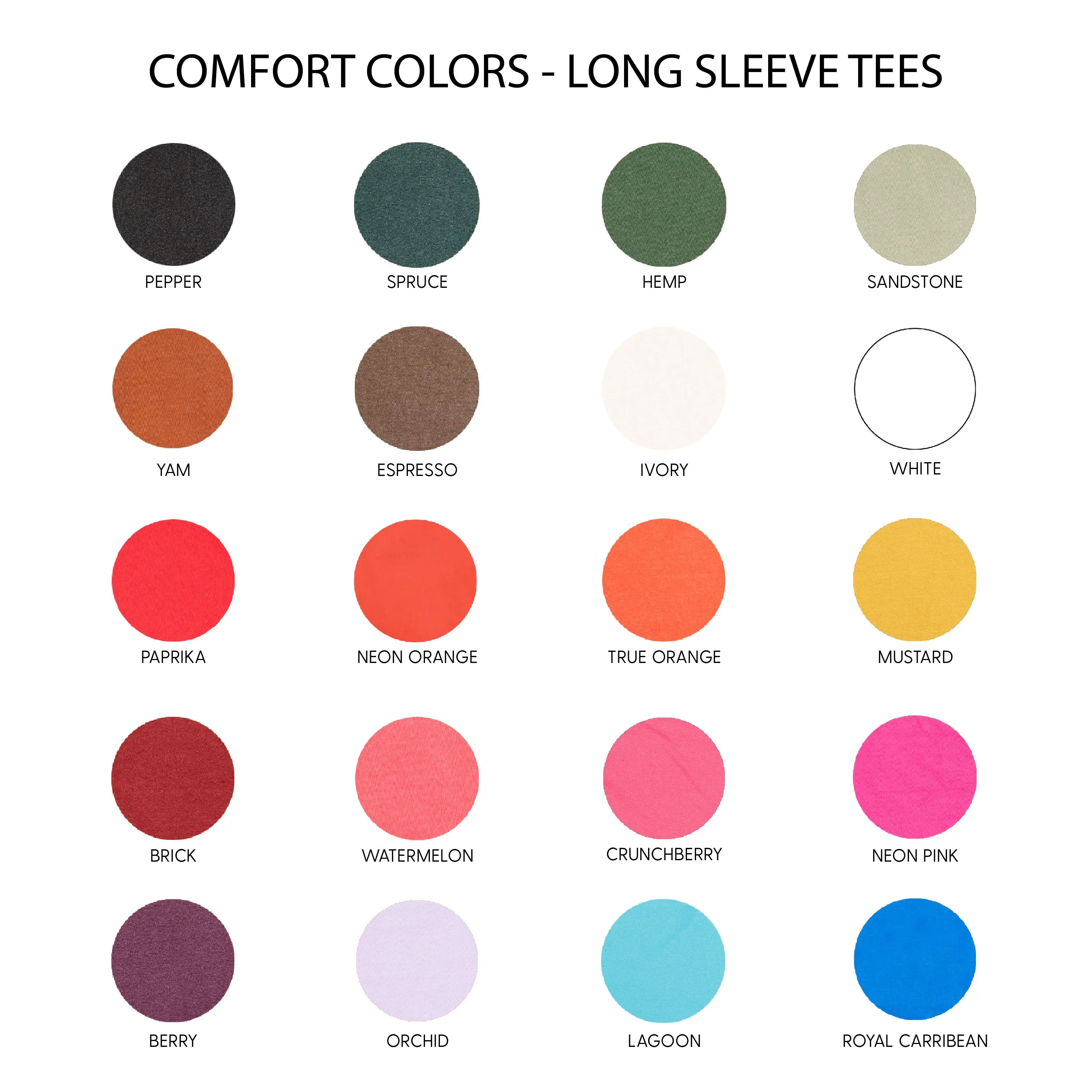 Apple Picking Crew - LONG SLEEVE COMFORT COLORS TEE