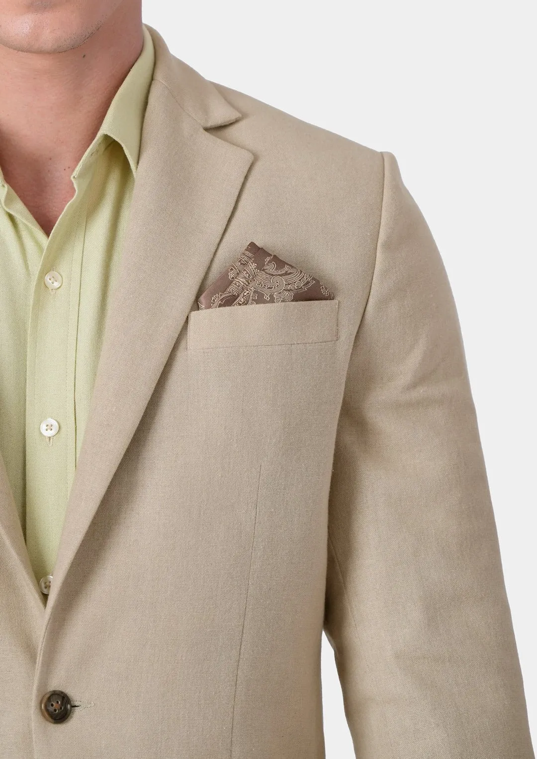 Astor Simply Taupe Linen Blend Suit