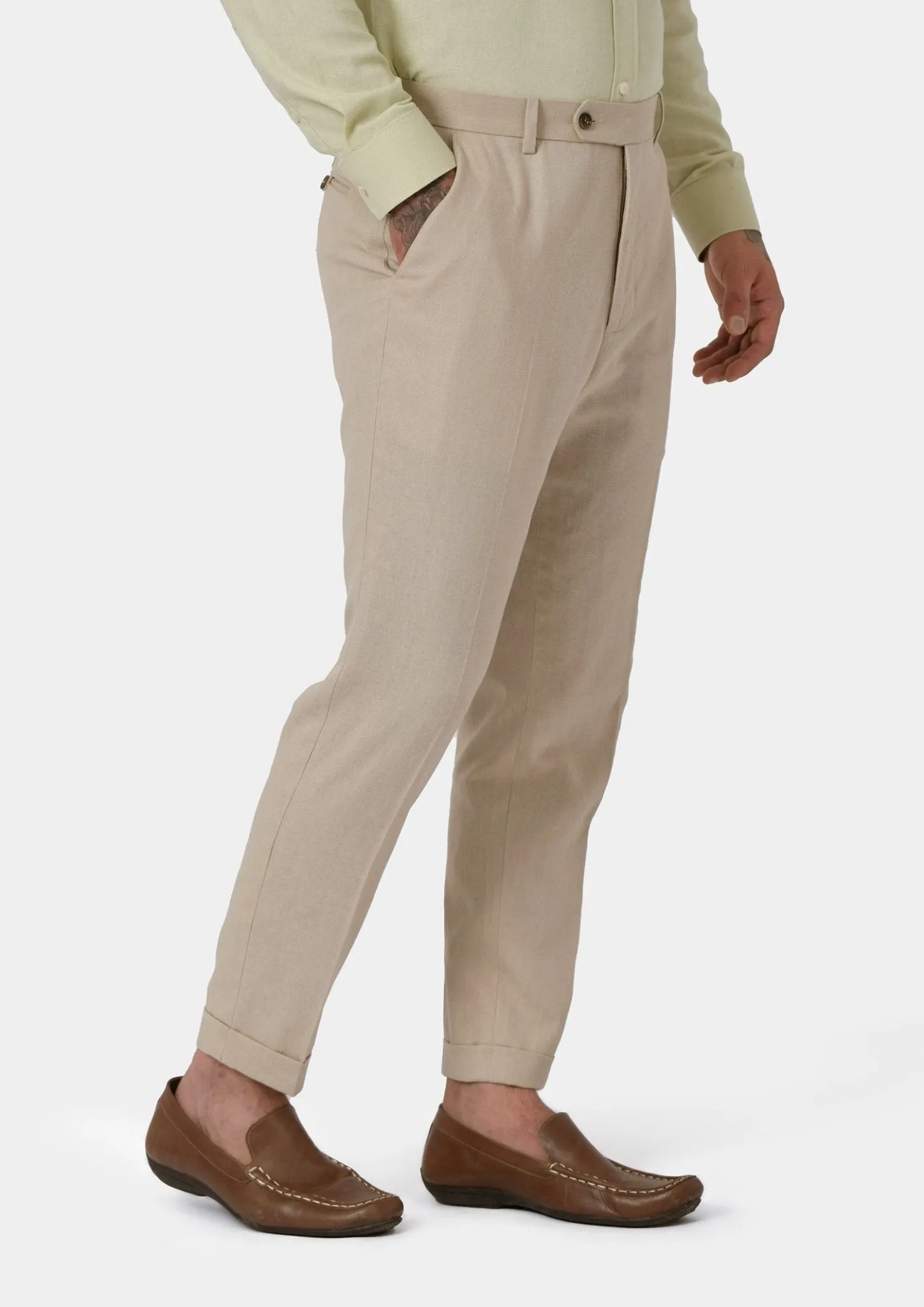 Astor Simply Taupe Linen Blend Suit