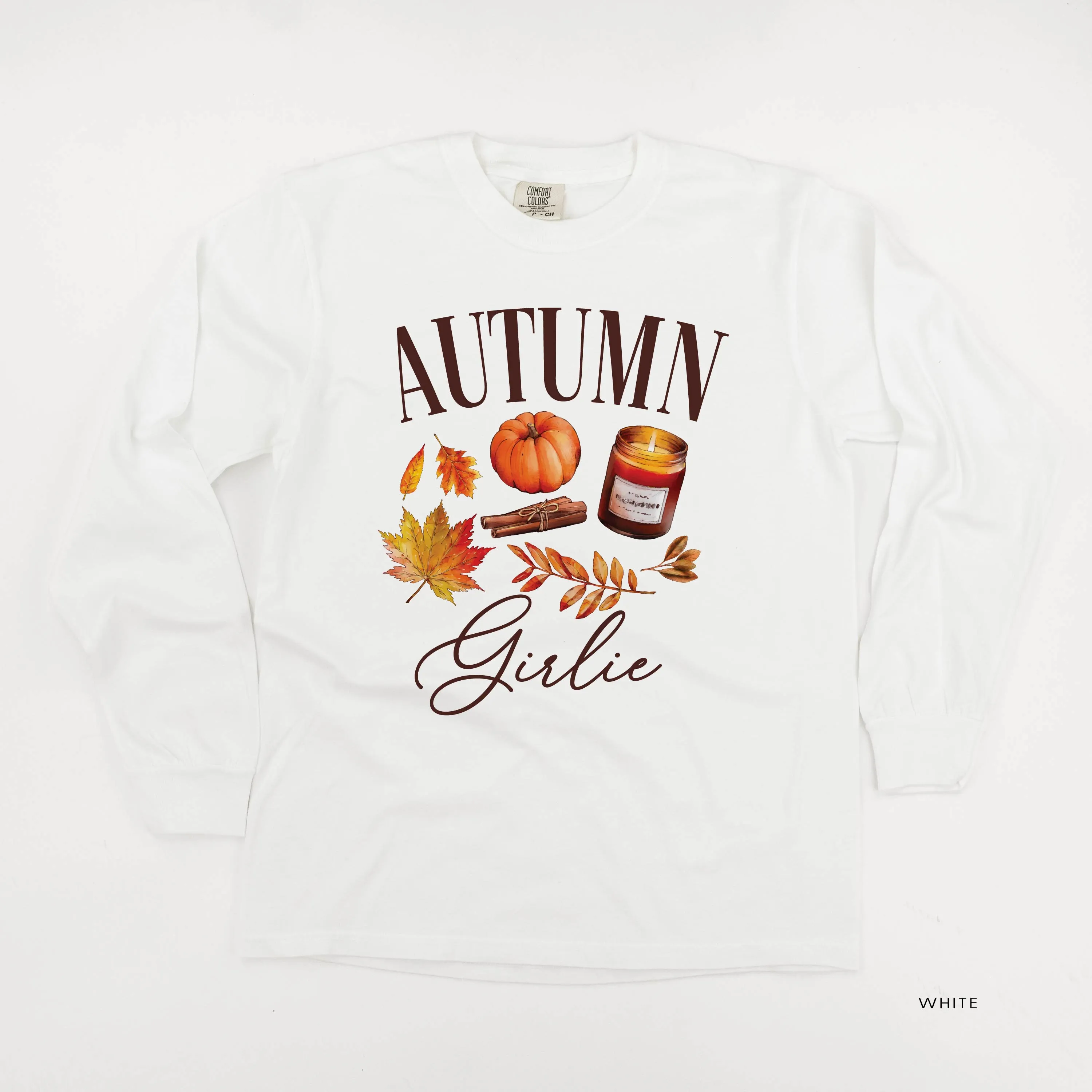 Autumn Girlie - LONG SLEEVE Comfort Colors Tee