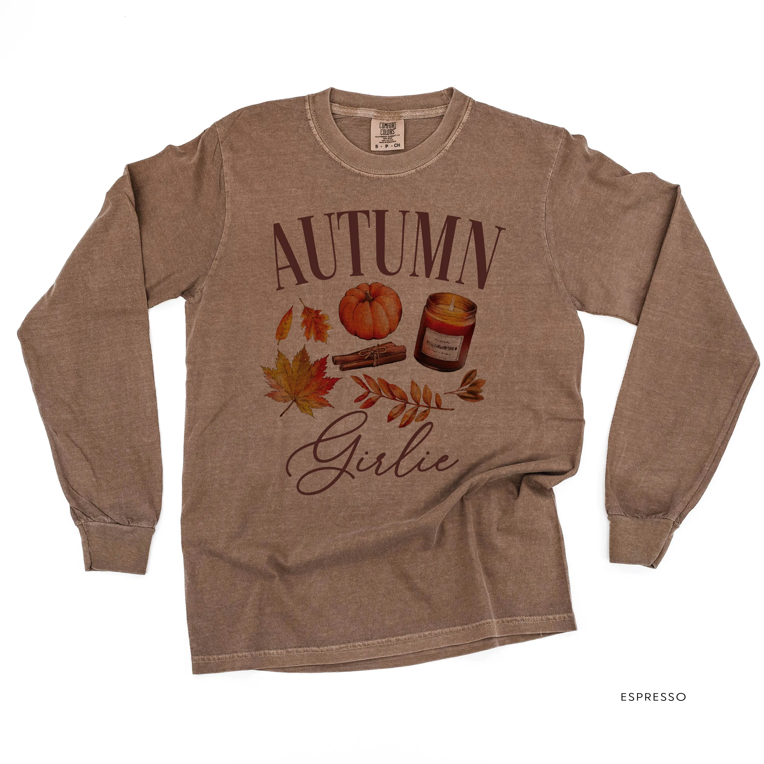 Autumn Girlie - LONG SLEEVE Comfort Colors Tee