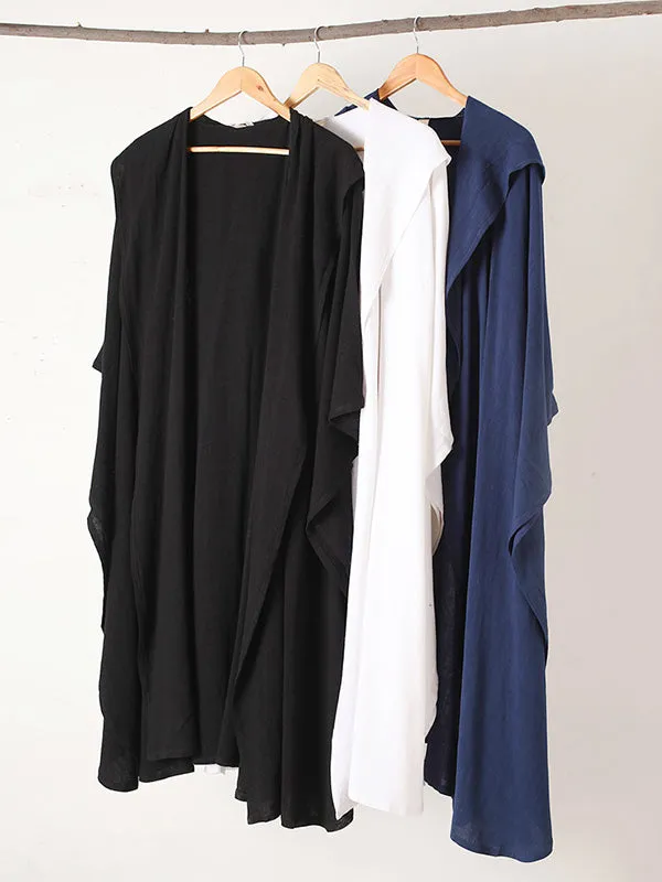 Batwing-sleeves Loose Cape Coat