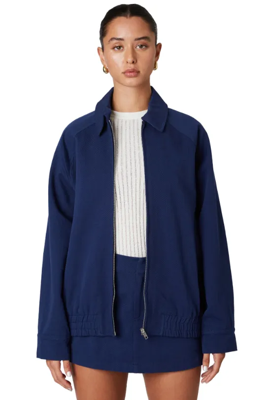 Beau Bomber Jacket Marine