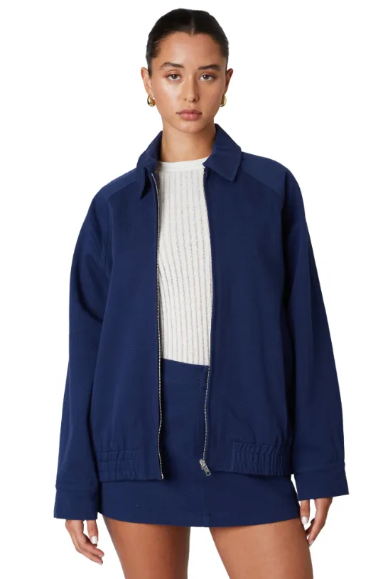 Beau Bomber Jacket Marine