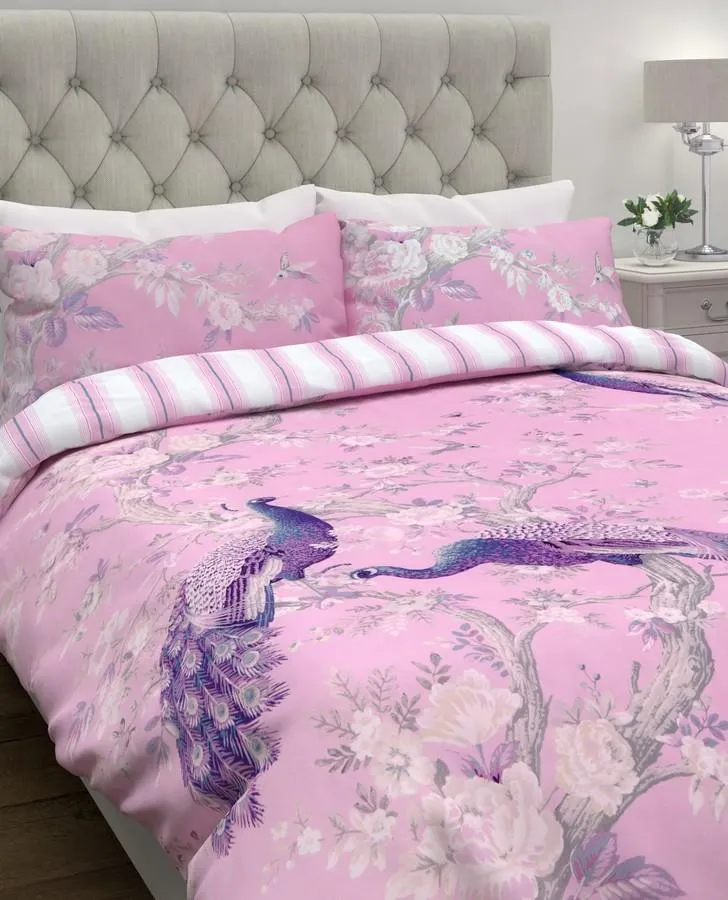 Belvedere Printed Fuchsia Duvet Cover