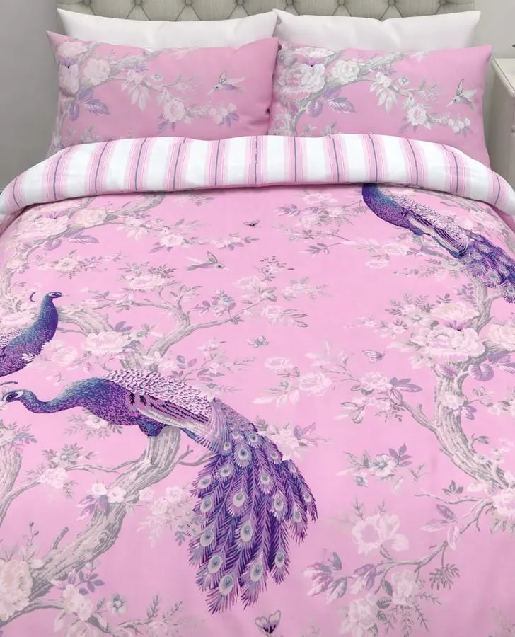 Belvedere Printed Fuchsia Duvet Cover