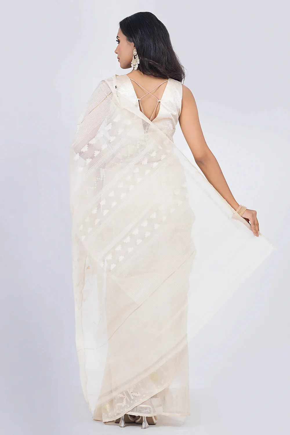 Belwari Jamdani Saree