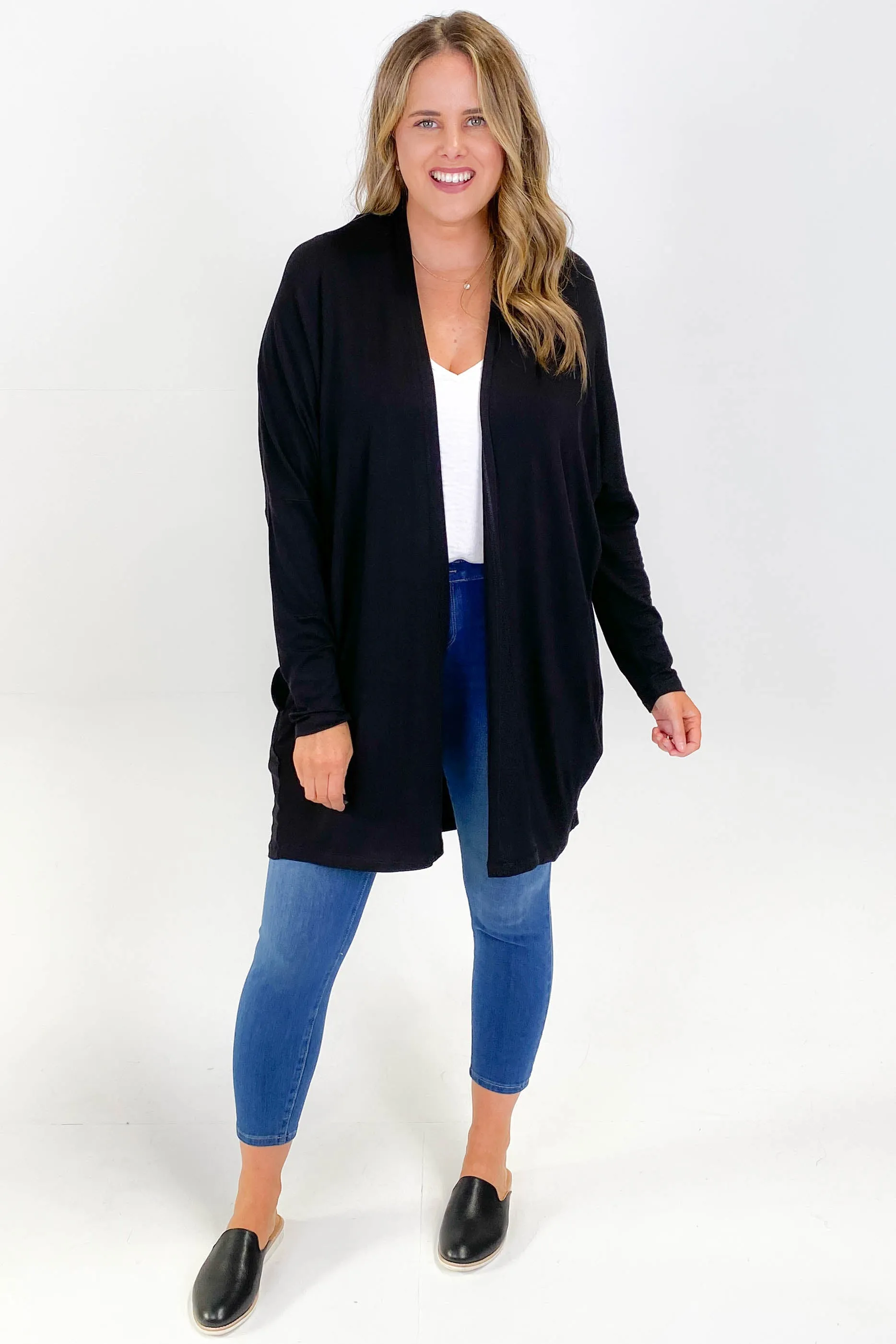 Betty Basics Margot Cardigan Black