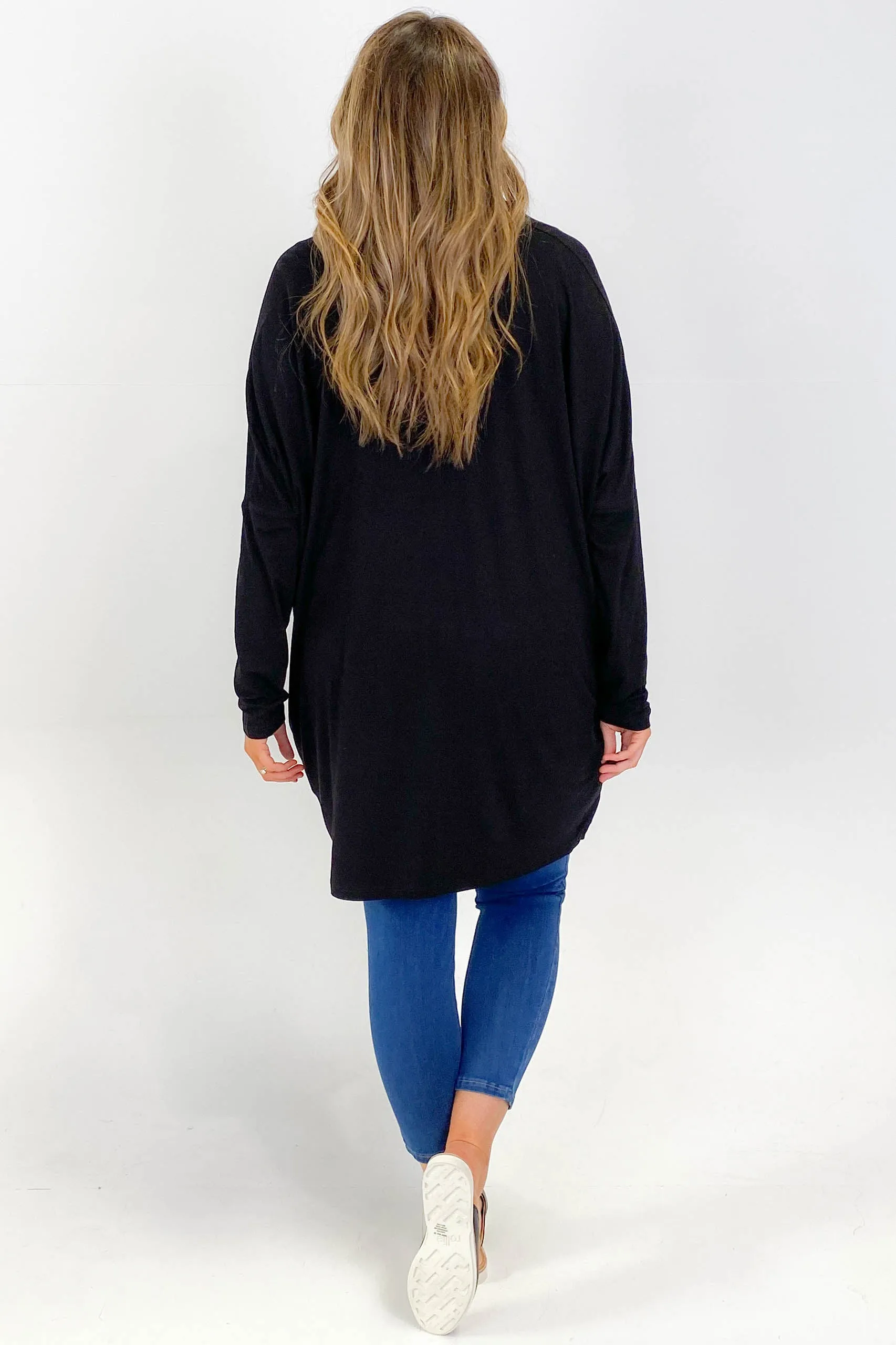 Betty Basics Margot Cardigan Black