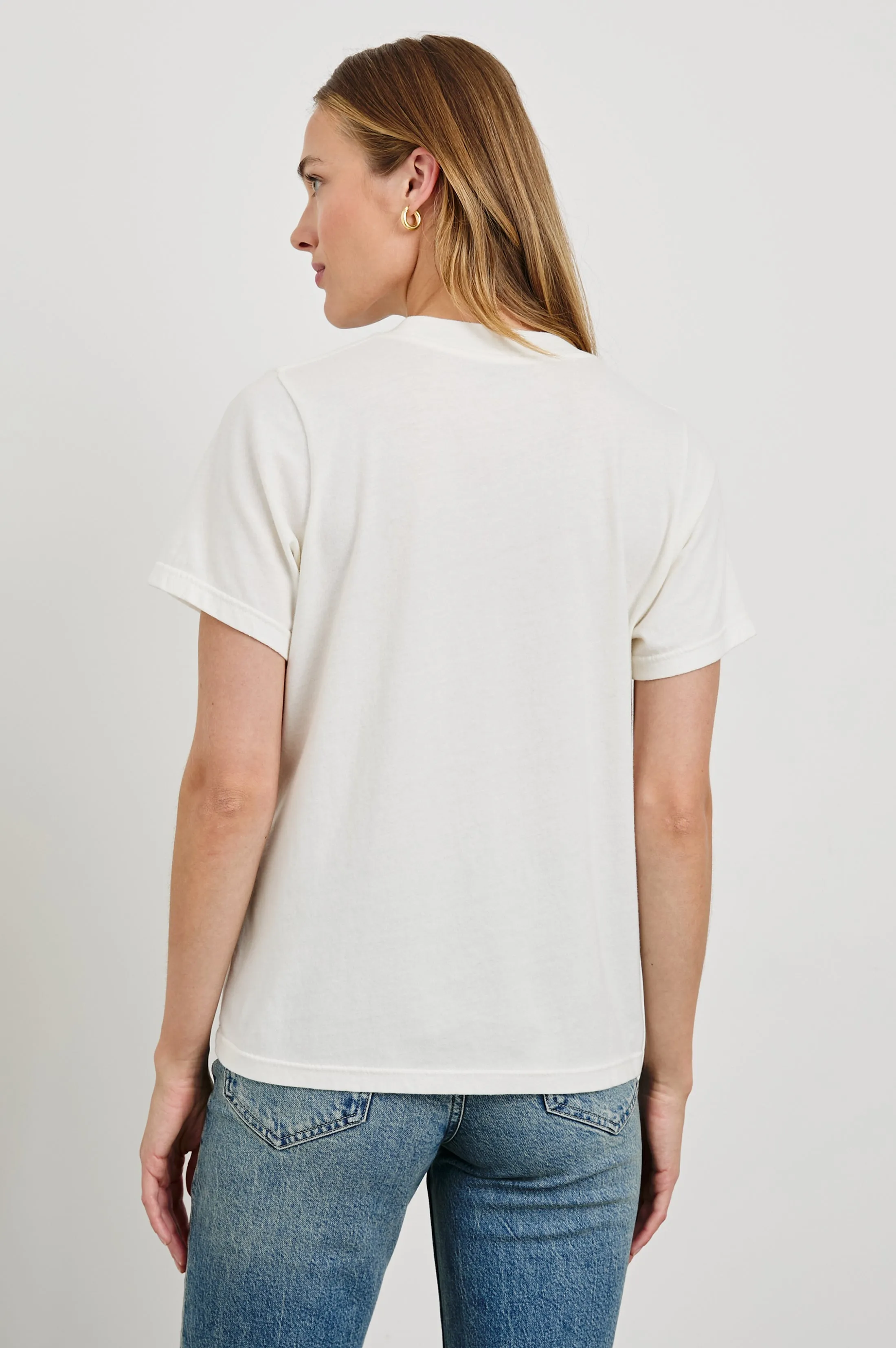 BOYFRIEND T-SHIRT - RAILS LOS ANGELES MAP WHITE