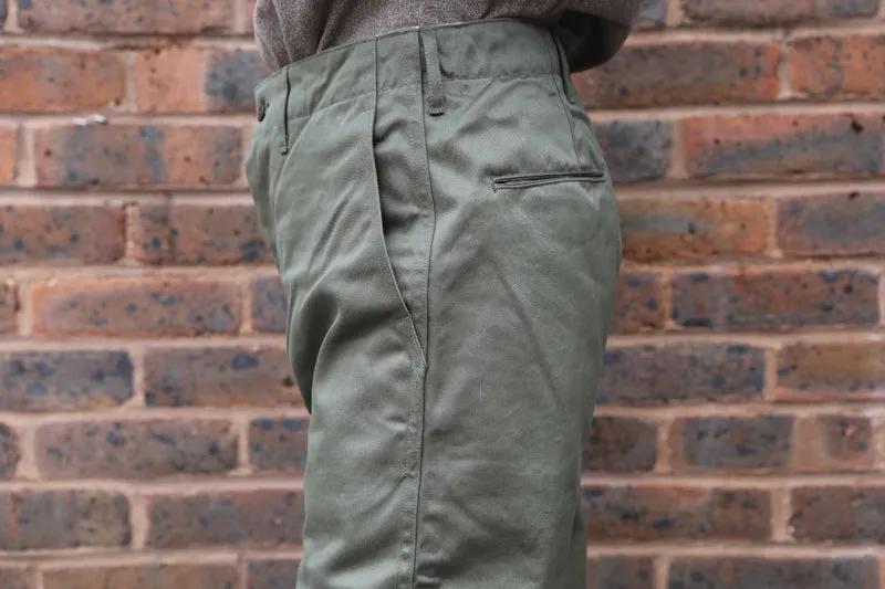 Buzz Rickson original Spec Chinos in Olive BR40025A