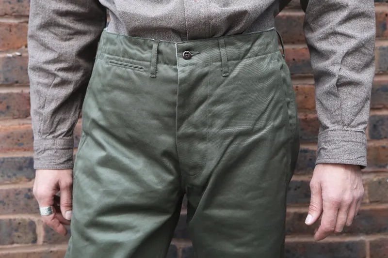 Buzz Rickson original Spec Chinos in Olive BR40025A