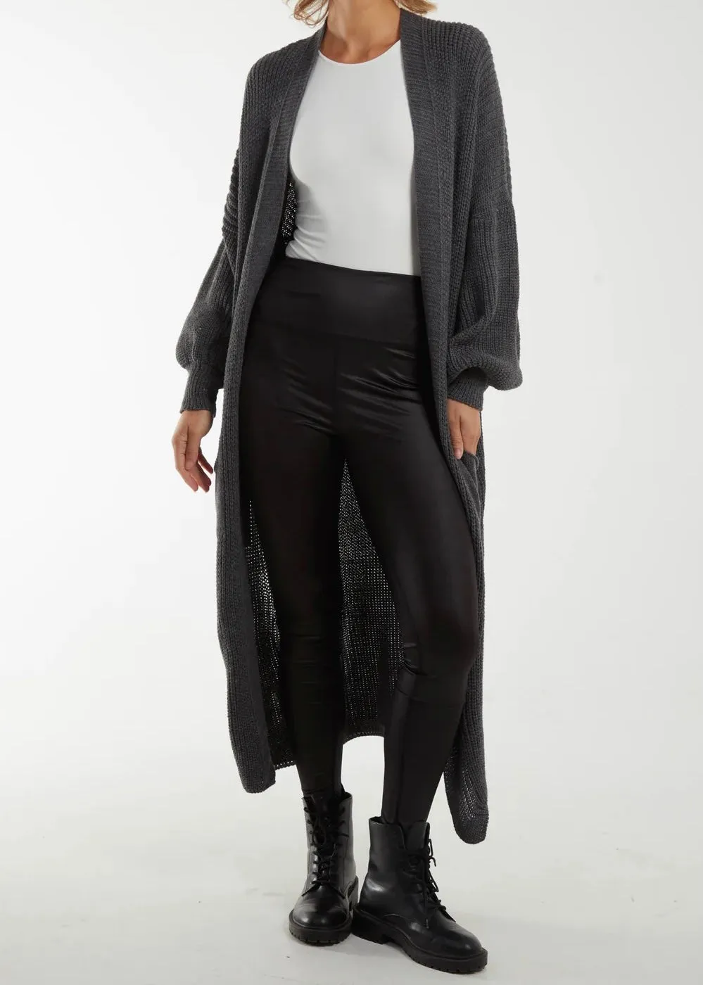 Chunky Knit Longline Cardigan (3 Colours)