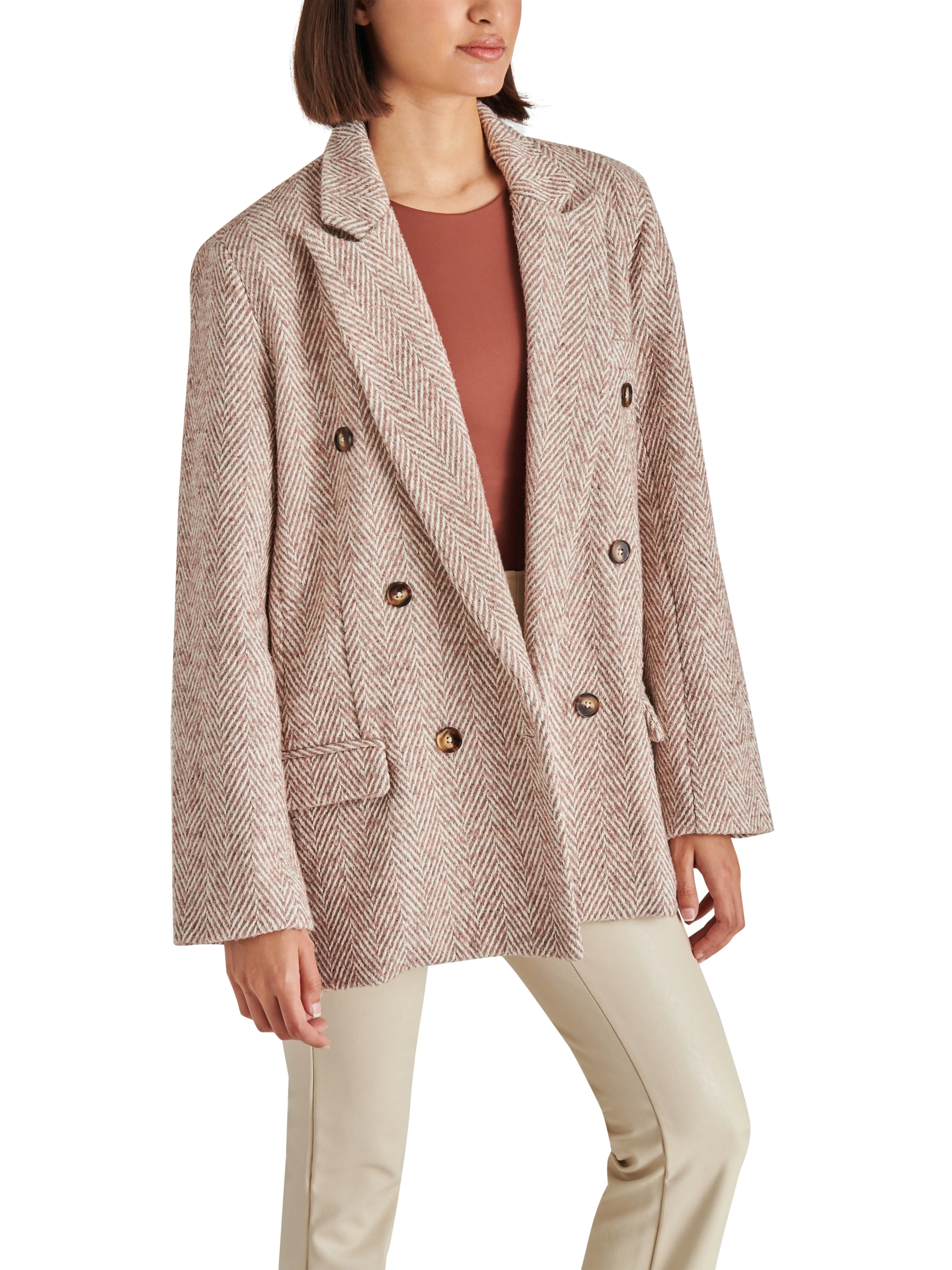 Darcie Double Breasted Blazer Coat