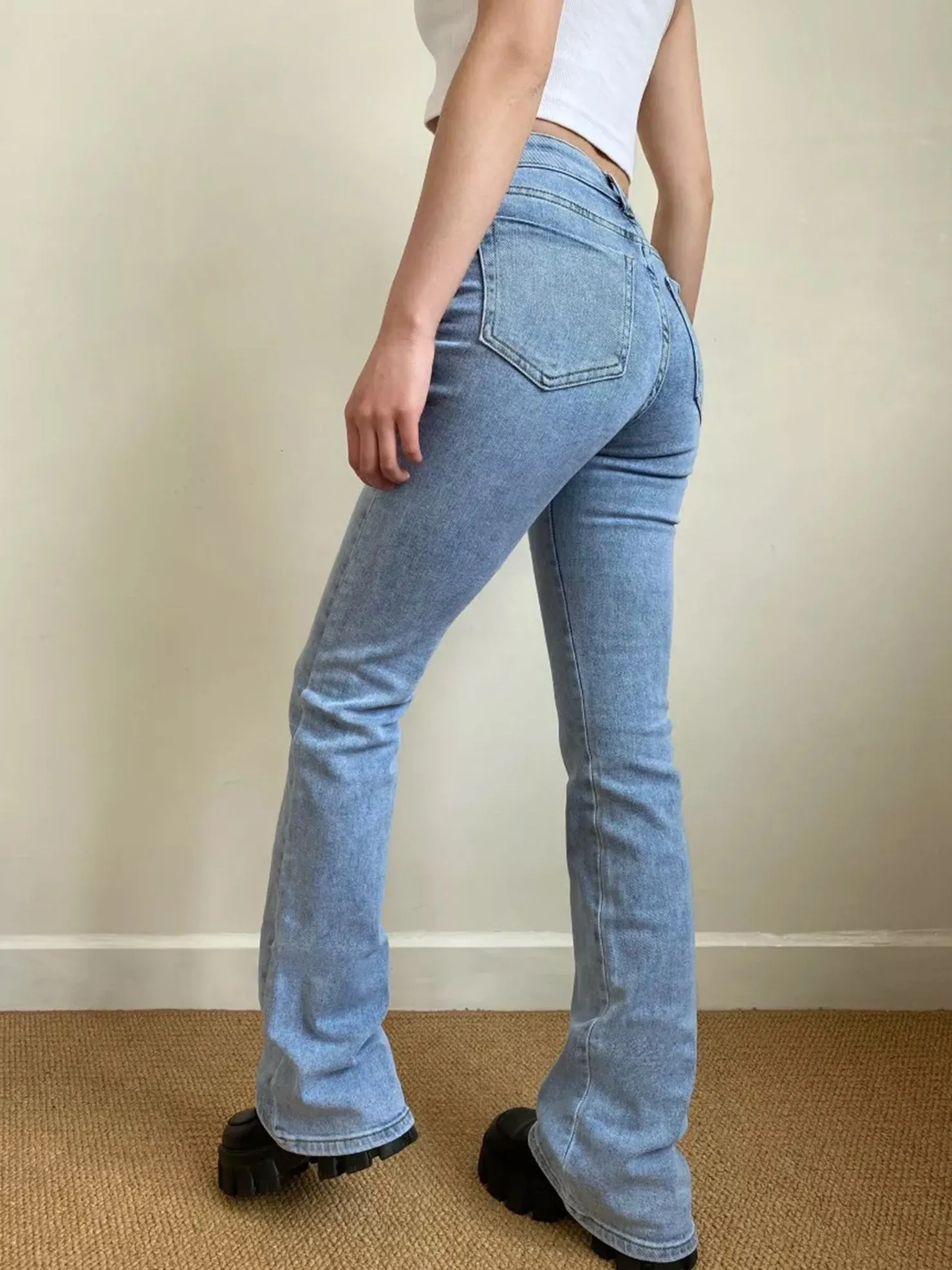 deanwangkt - Risa Flare Denim Jeans