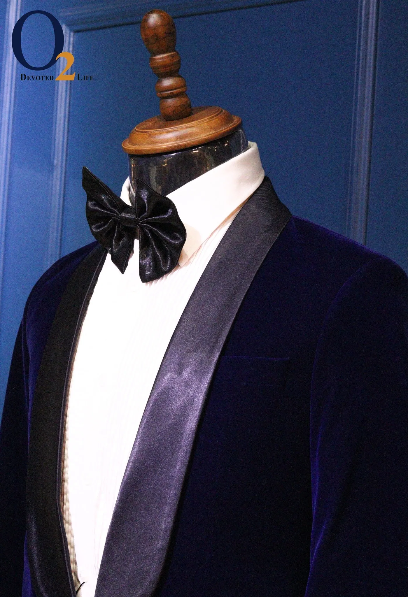 Designer Blue Velvet Blazer Mens Stylish Tuxdeo