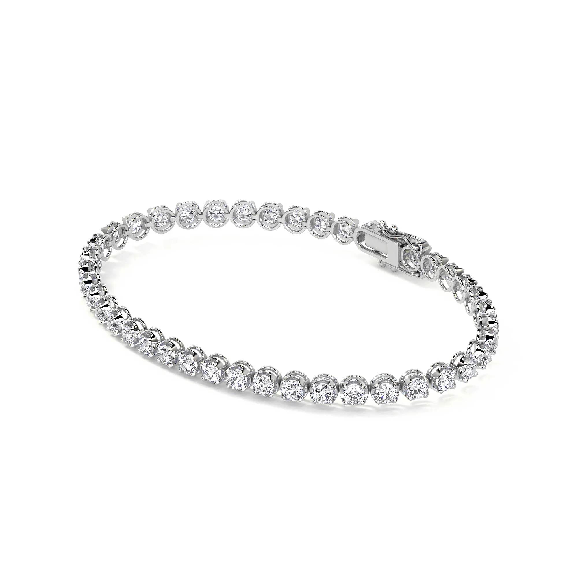 Diamond Tennis Bracelet, 5.15 CT