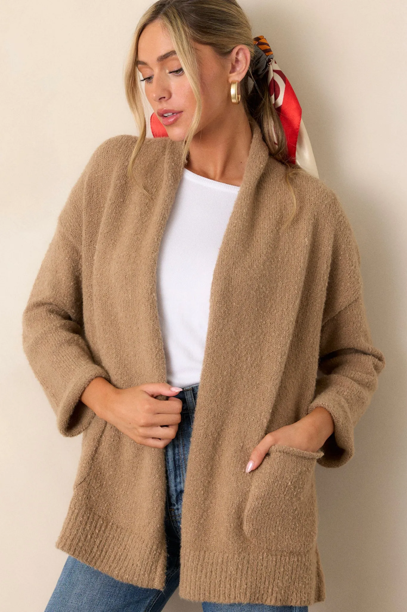 Do You Mind Light Mocha Cardigan