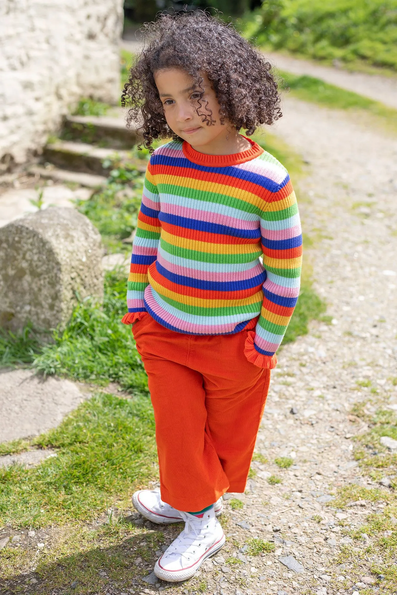 Frugi Girls Zoe Knitted Jumper