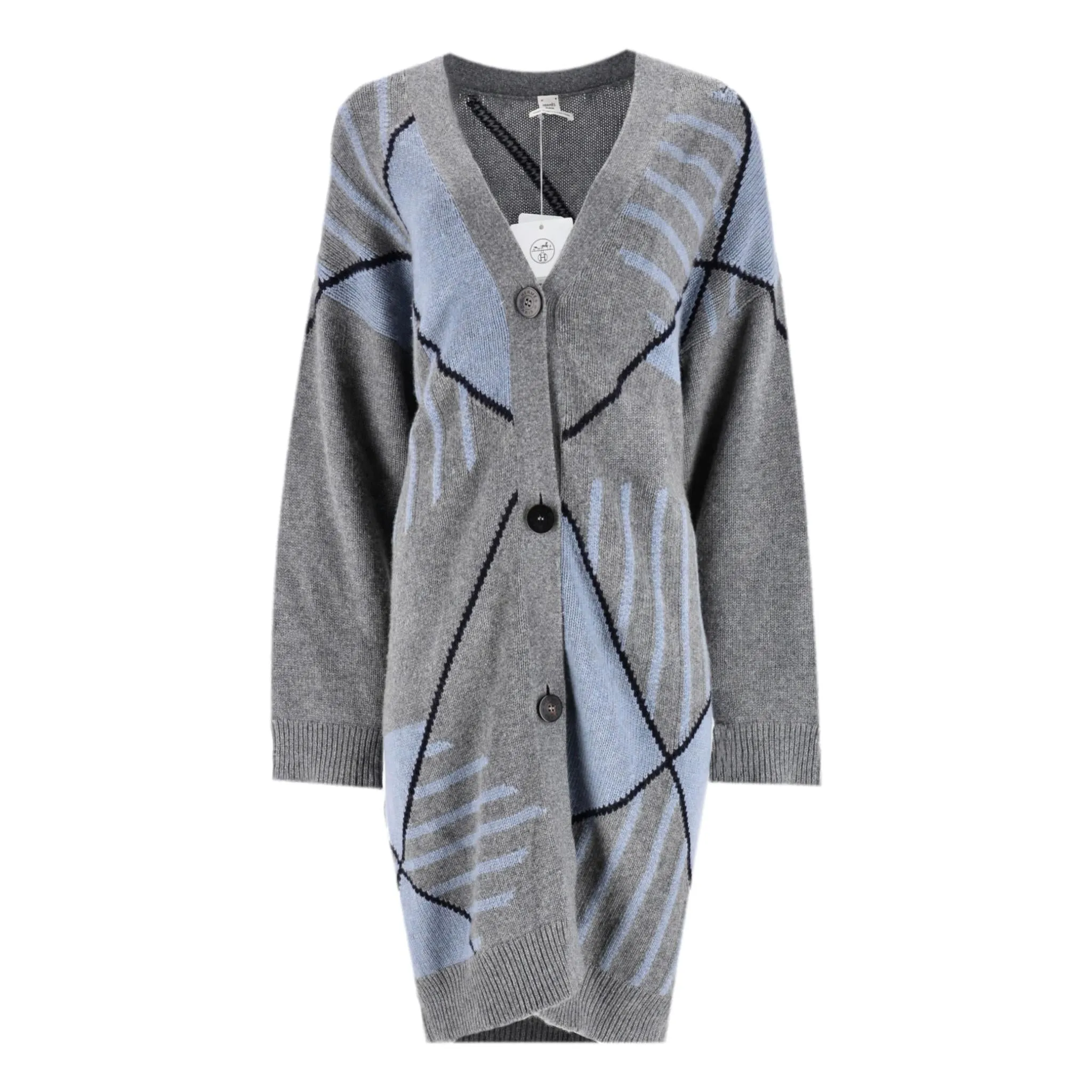 Hermes Cashmere Cardi/Coat. Size 38FR