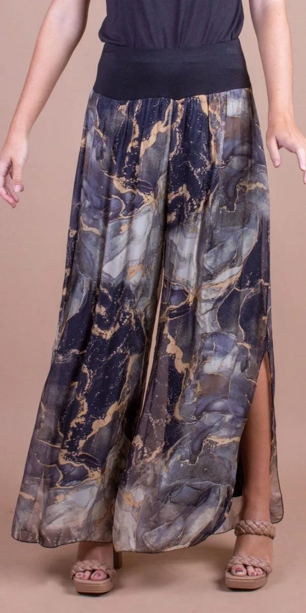 Jasmin Marble Slit Pant