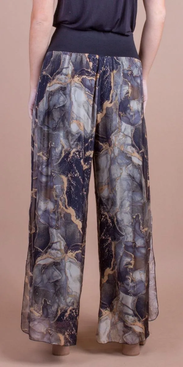 Jasmin Marble Slit Pant