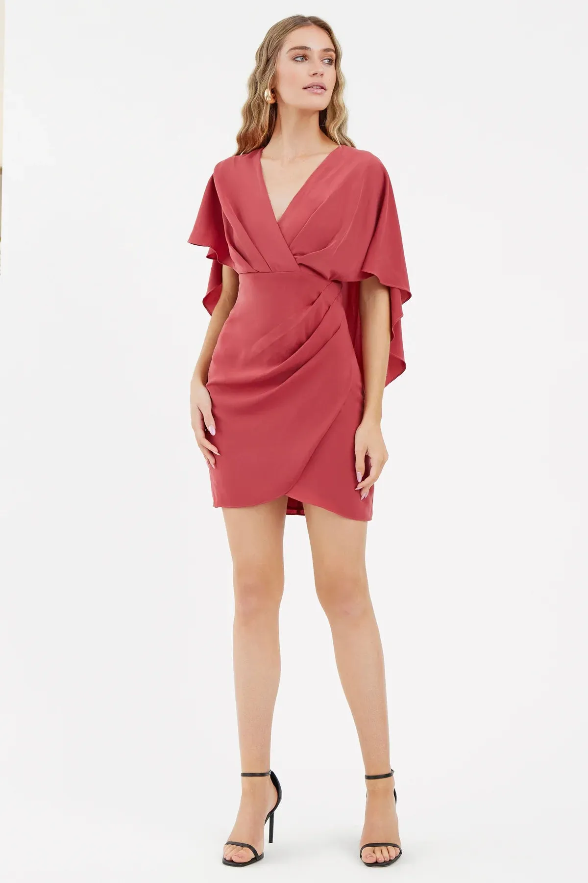 Julia Cape Mini Dress