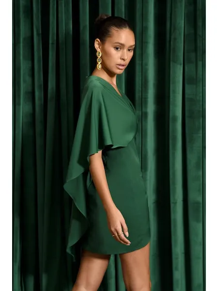 Julia Cape Mini Dress