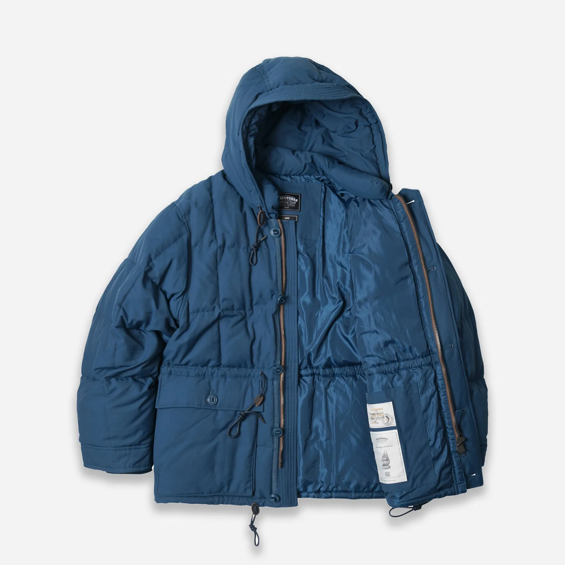 KARAKORAM DOWN PARKA JACKET  - DEEP BLUE