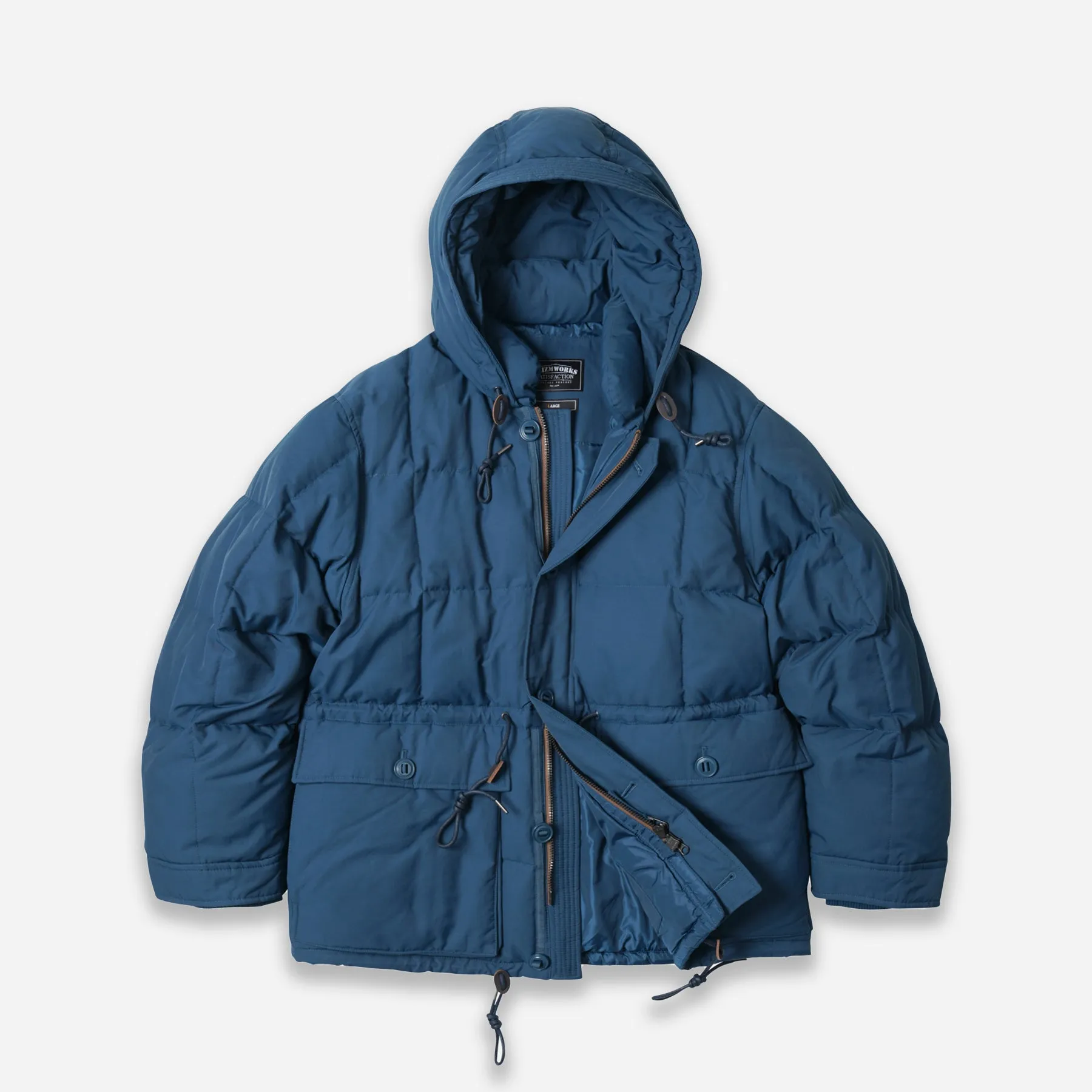 KARAKORAM DOWN PARKA JACKET  - DEEP BLUE