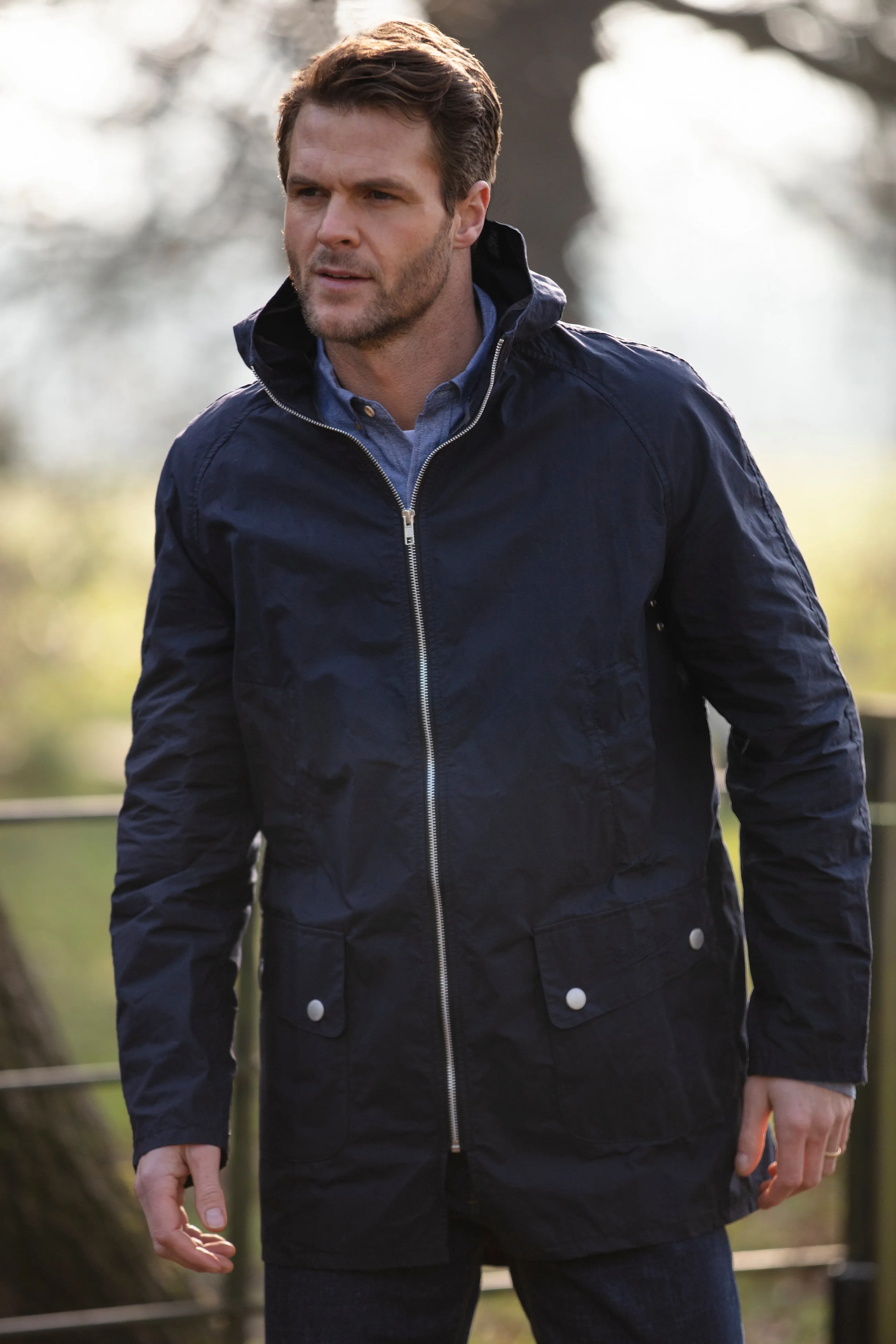 Landowner Fishtail Parka - Navy