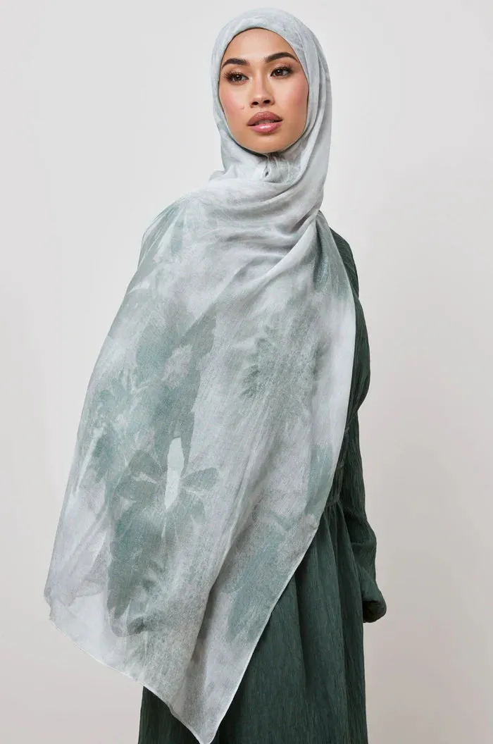 MY002 Hijab - Whispering Leaves  printed hijab hijab/tudung hijab printed scarf