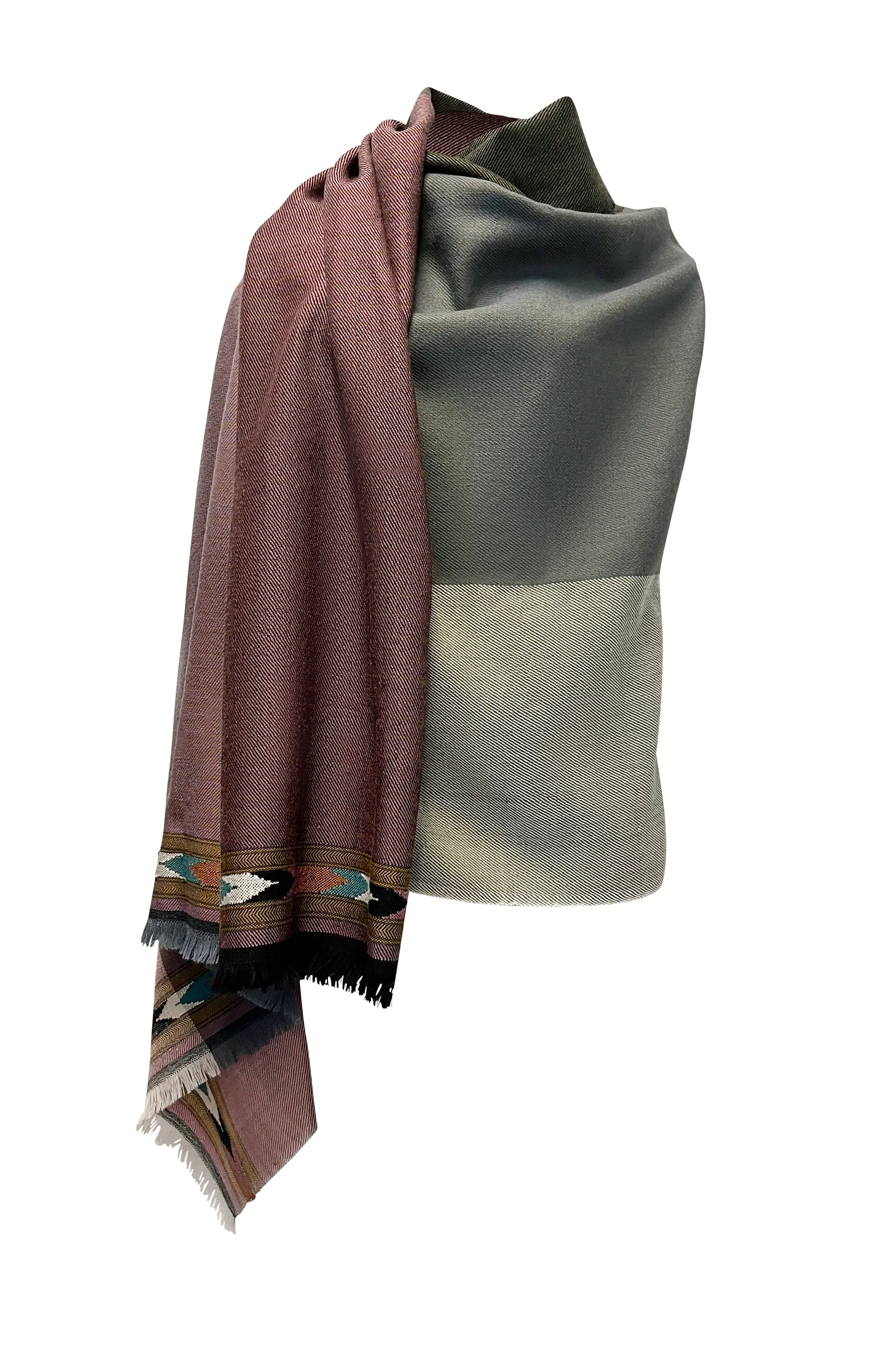 NEW! JULAHAS  Light Wool Cape Fusion Dusty Pink