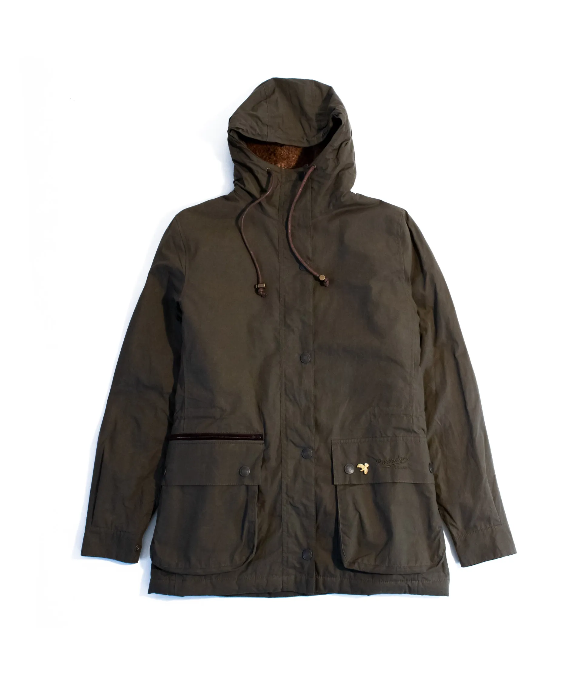 Newmarket Hooded Wax Jacket - Khaki Wax