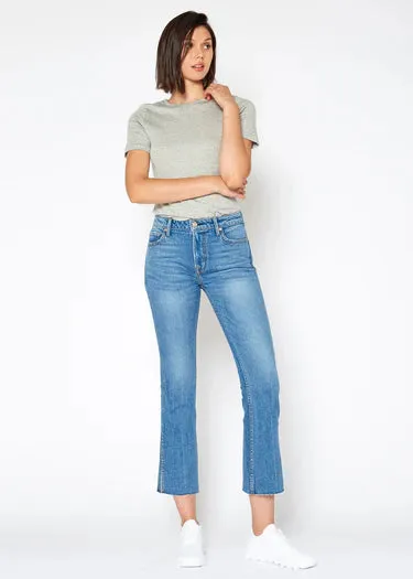 Noend Denim - Farrah Mid Rise Kick Flare | Hudson