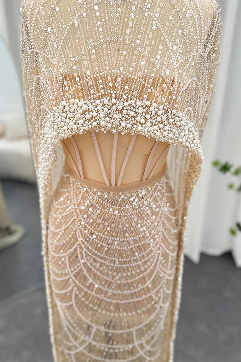 Olivia Pearl Embellished Maxi Dress