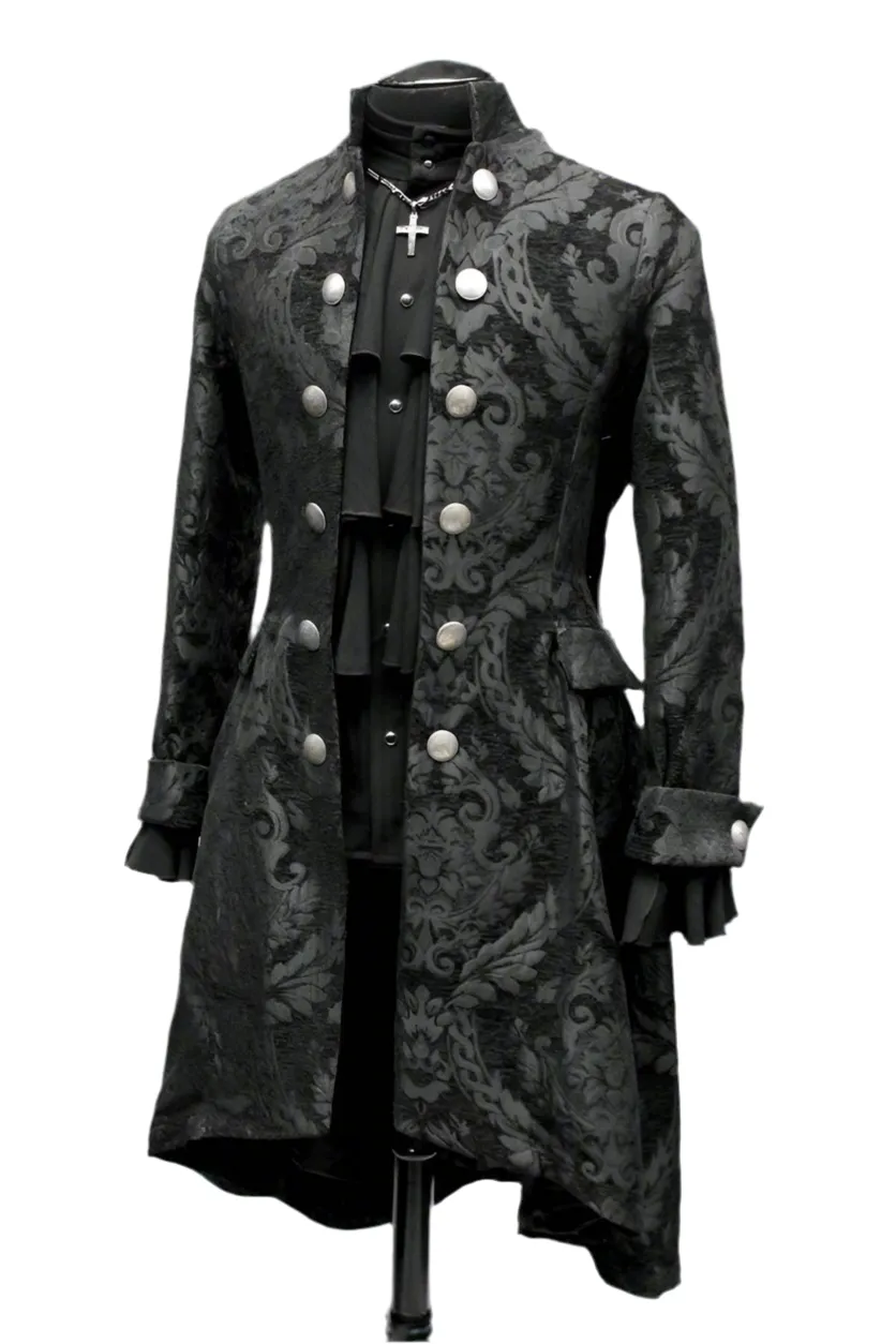 ORDER OF THE DRAGON COAT - BLACK TAPESTRY