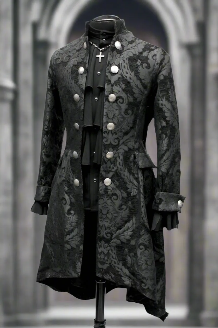 ORDER OF THE DRAGON COAT - BLACK TAPESTRY