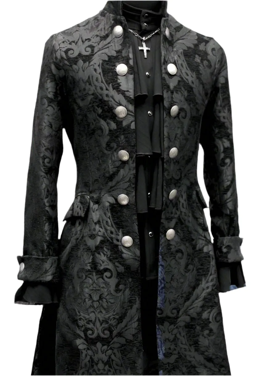 ORDER OF THE DRAGON COAT - BLACK TAPESTRY