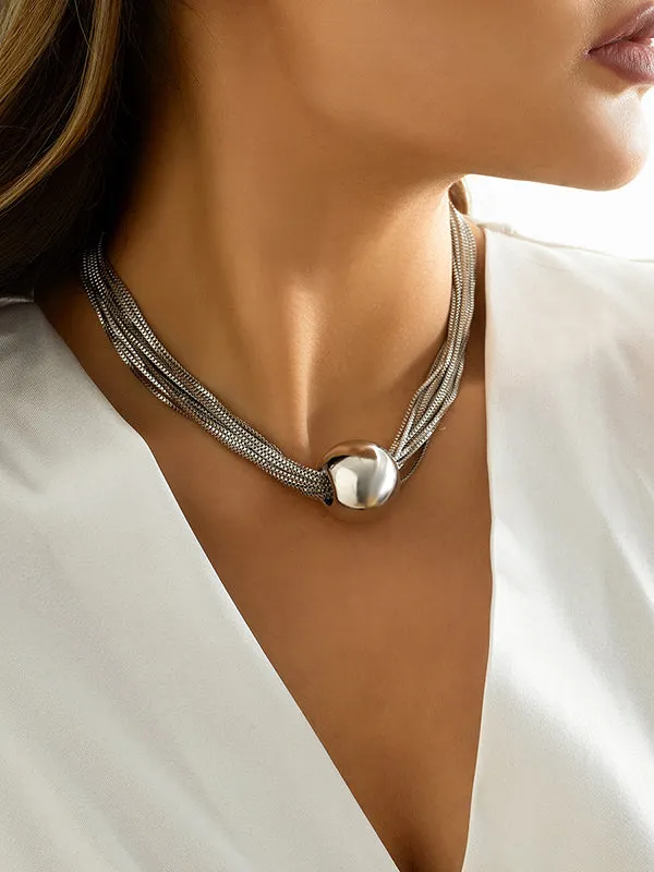 Original Stylish Statement Geometric Necklace