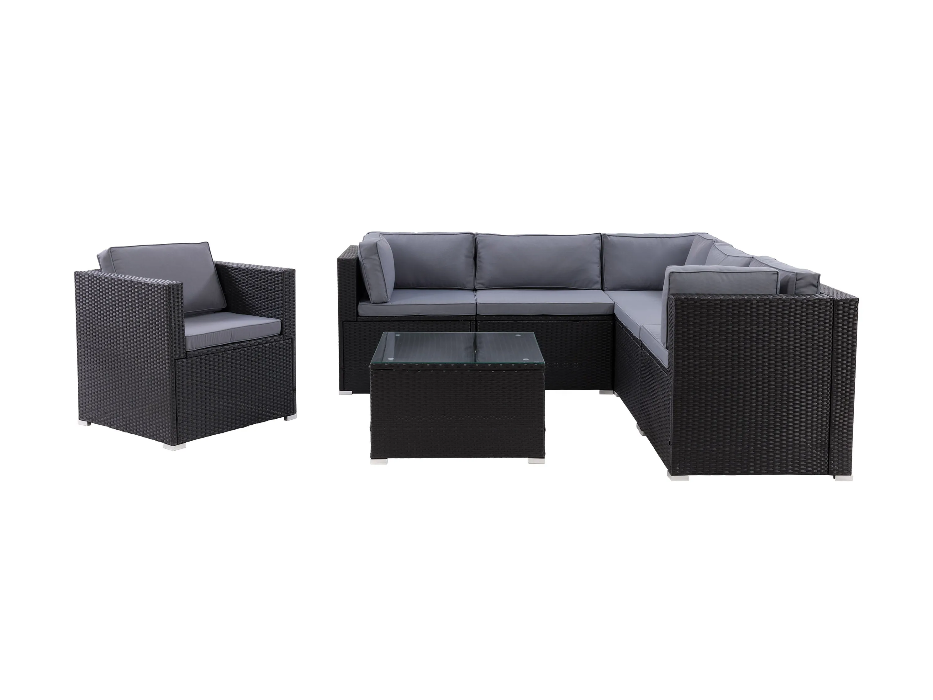 Outdoor Sectional Set, 7pc