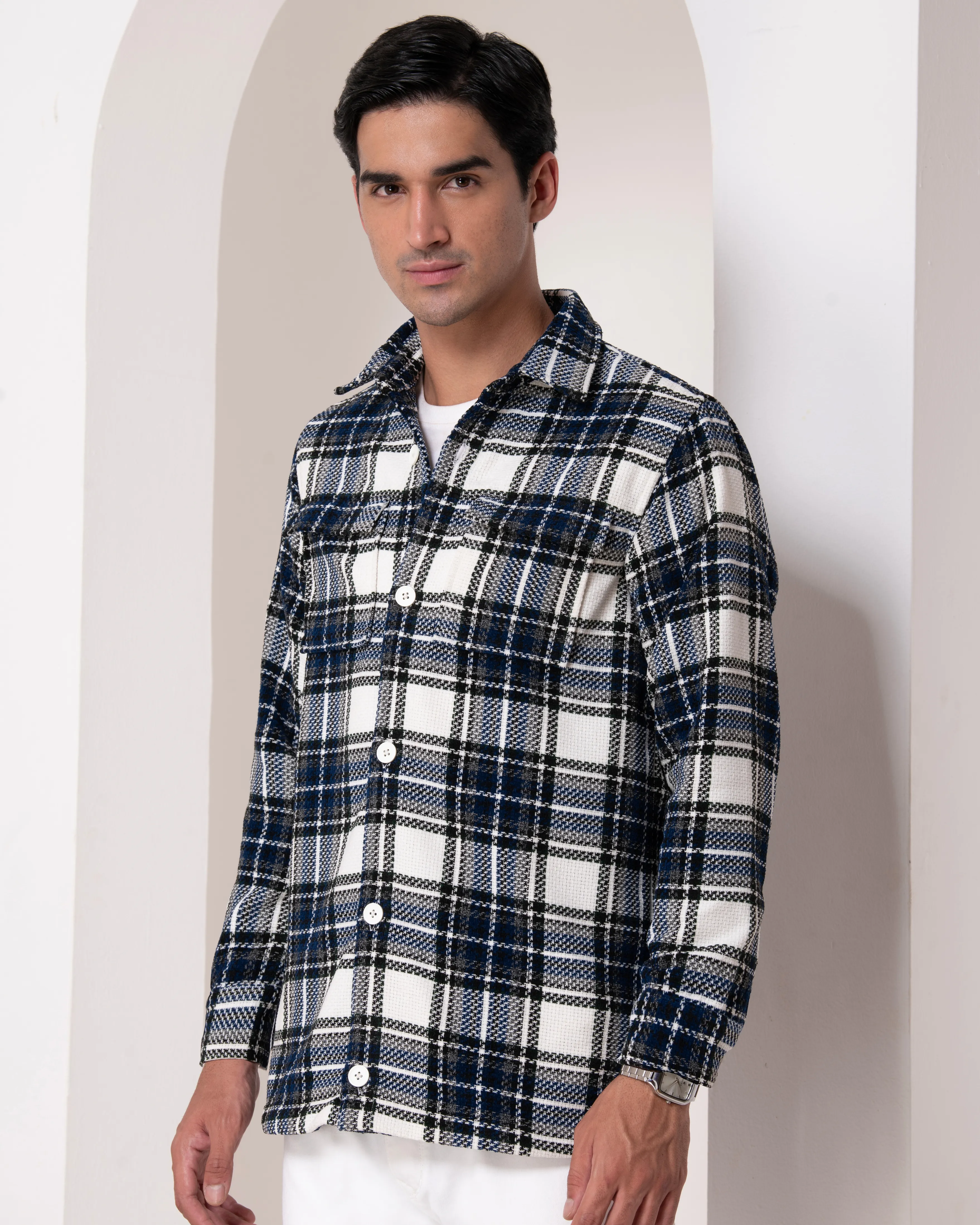 Plaid Flannel Overshirt