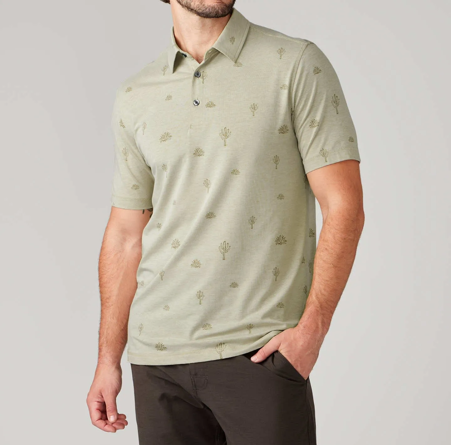 Printed Astoria Polo