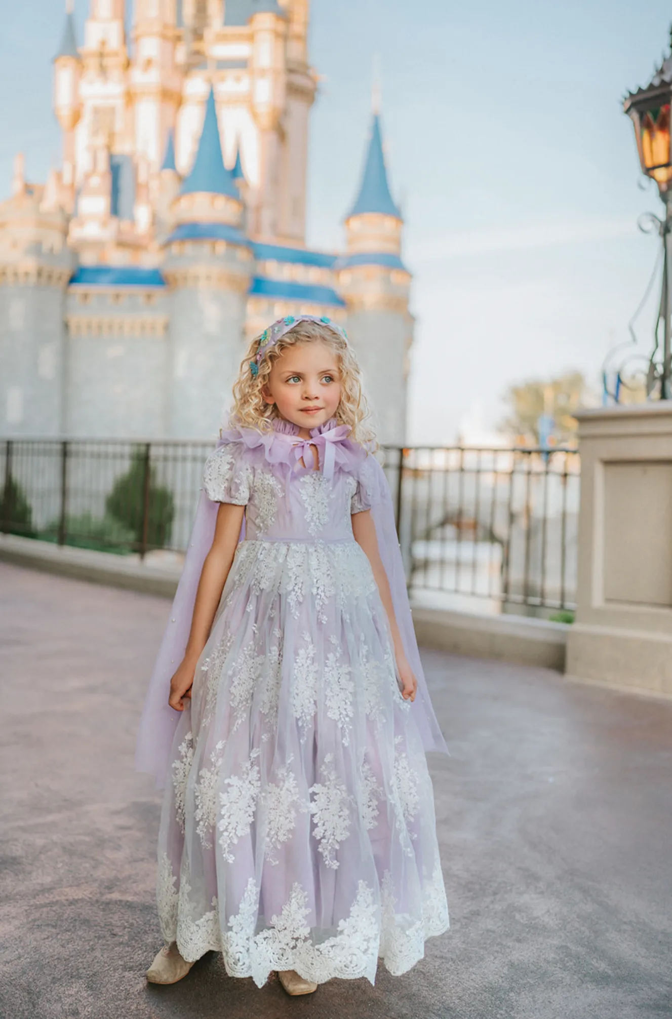 Rapunzel Pearl Accent Princess Cape