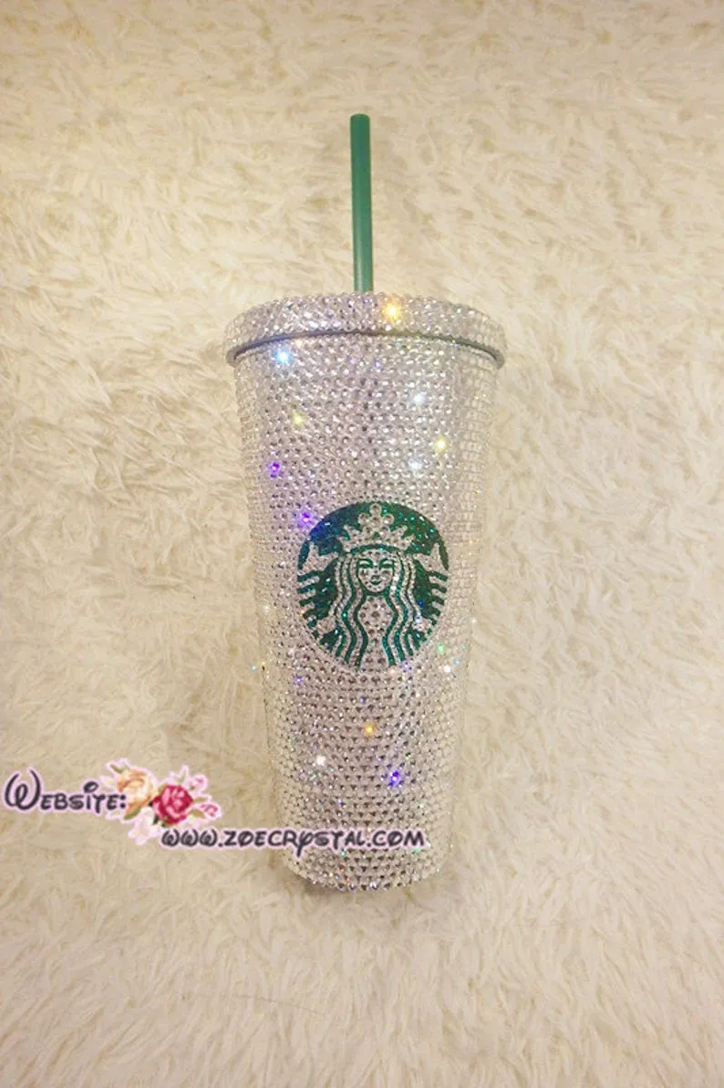 Stylish BLING Crystallized STARBUCKS Cold Cup