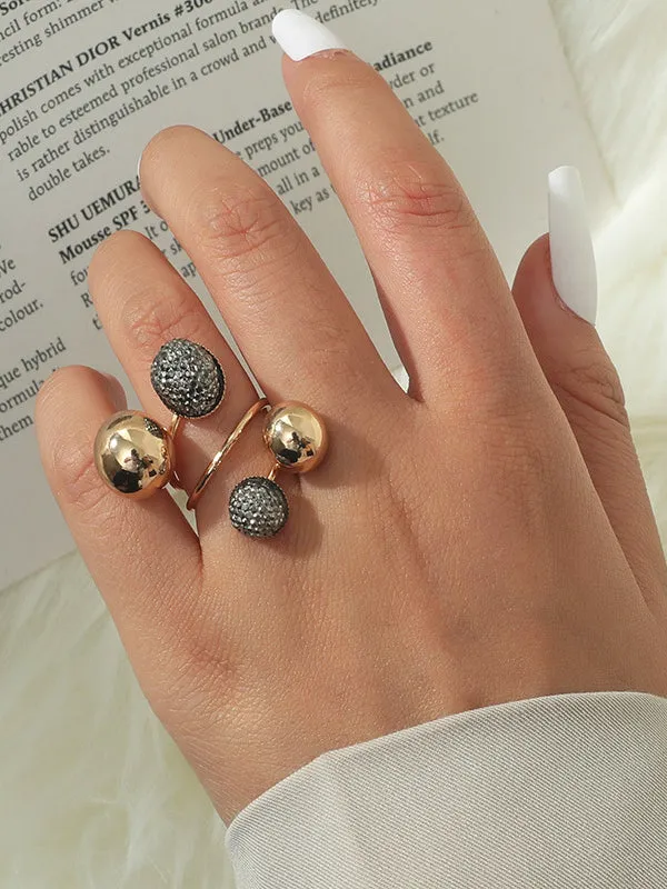 Stylish Selection Adjustable Geometric Rings Accessories